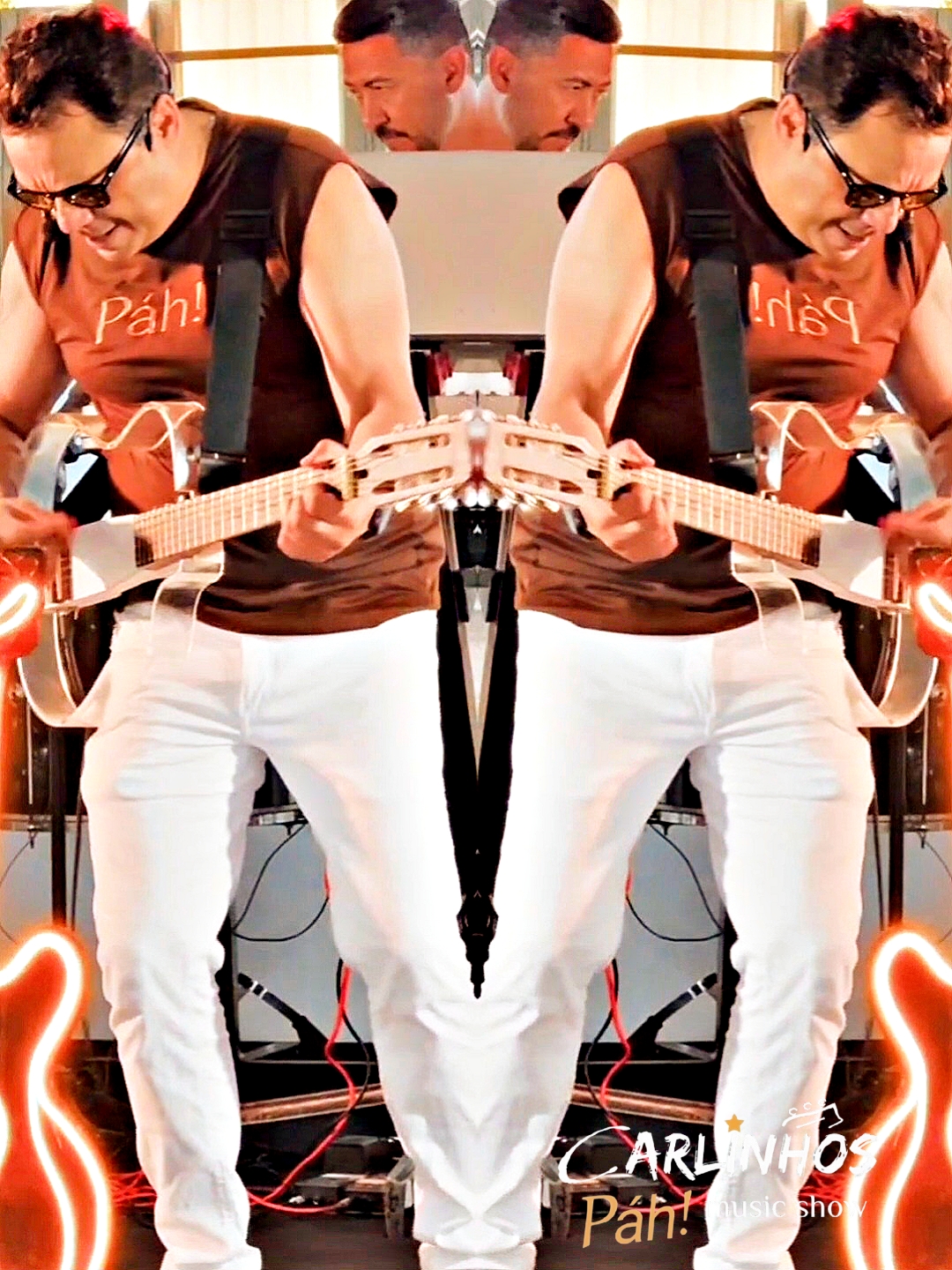 Arte reflexo do show